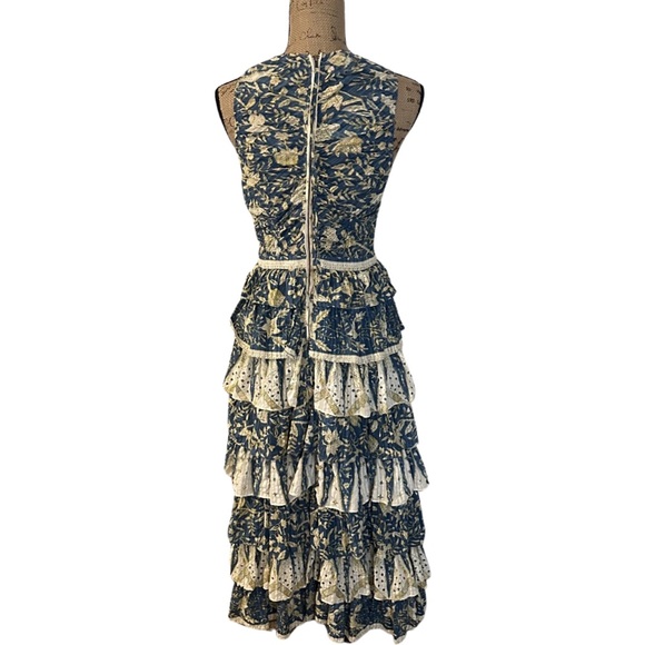 ULLA JOHNSON Ariah Tiered Dress - Picture 9 of 10